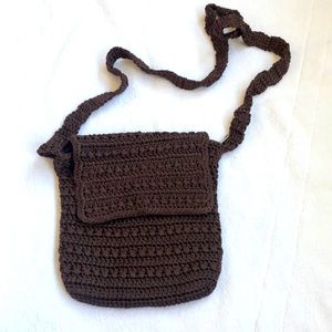 Knitted crossbody bag